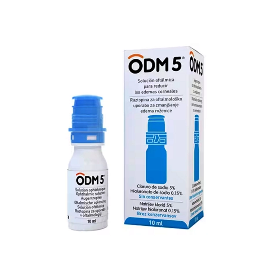 ODM 5 ANTIEDEMA CORNEAL SOLUCION OFTALMICA HIPEROSMOLAR 1 FRASCO MULTIDOSIS 10 ML