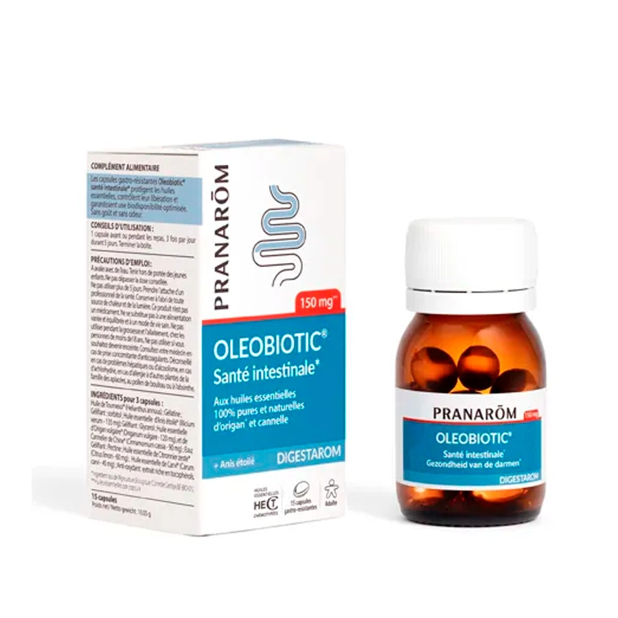 OLEOBIOTIC SALUD INTESTINAL DIGESTAROM PRANAROM 15 CAPSULAS