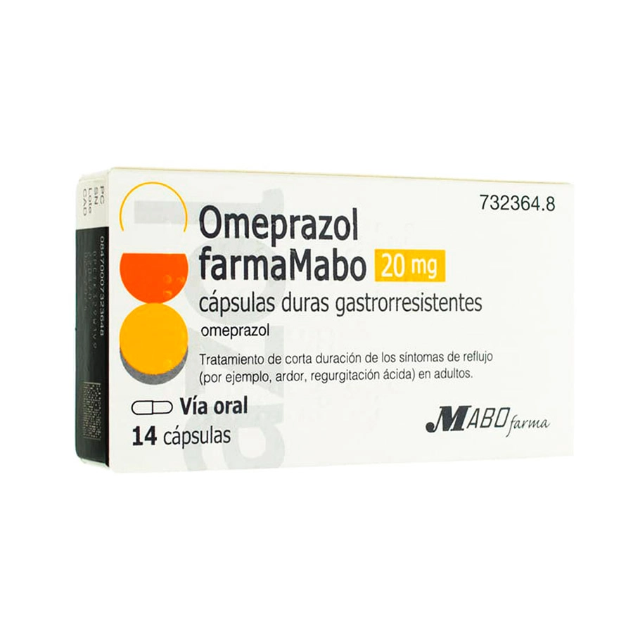 OMEPRAZOL FARMAMABO 20 MG 14 CAPSULAS GASTRORRESISTENTES