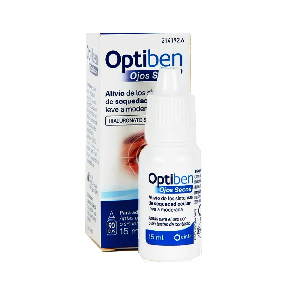 OPTIBEN OJOS SECOS GOTAS  1 FRASCO 15 ML