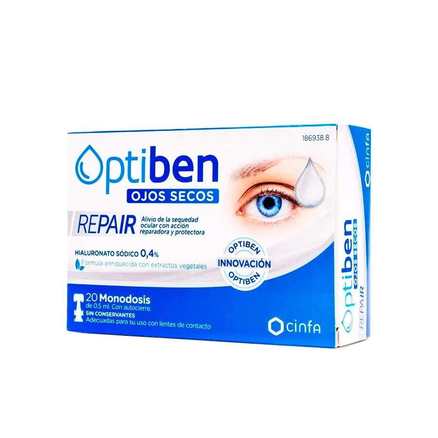OPTIBEN OJOS SECOS REPAIR  20 MONODOSIS 0,5 ML