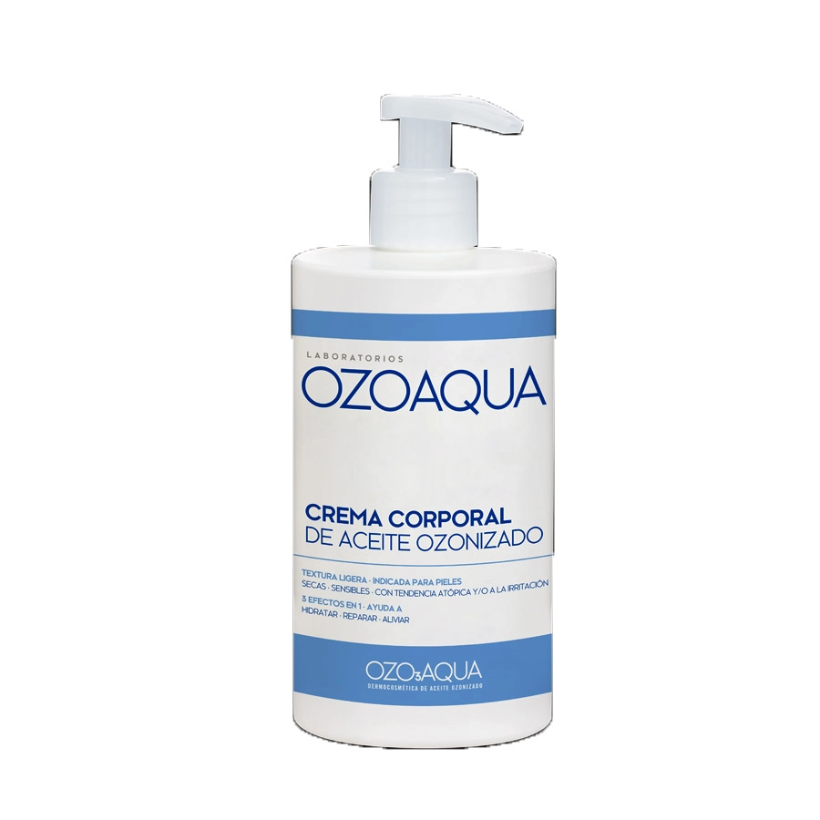 OZOAQUA CREMA CORPORAL DE ACEITE OZONIZADO  1 ENVASE 500 ML