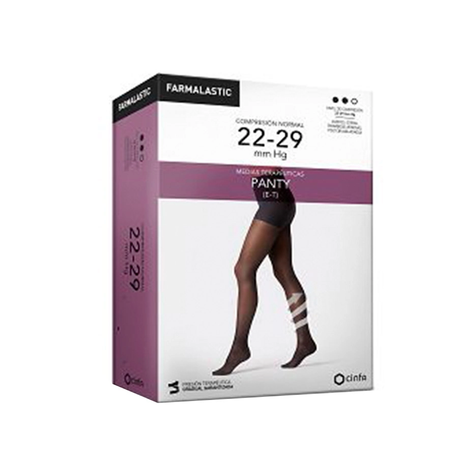 PANTY (E-T) COMPRESION NORMAL FARMALASTIC 1 UNIDAD TALLA PEQUEÑA COLOR NEGRO
