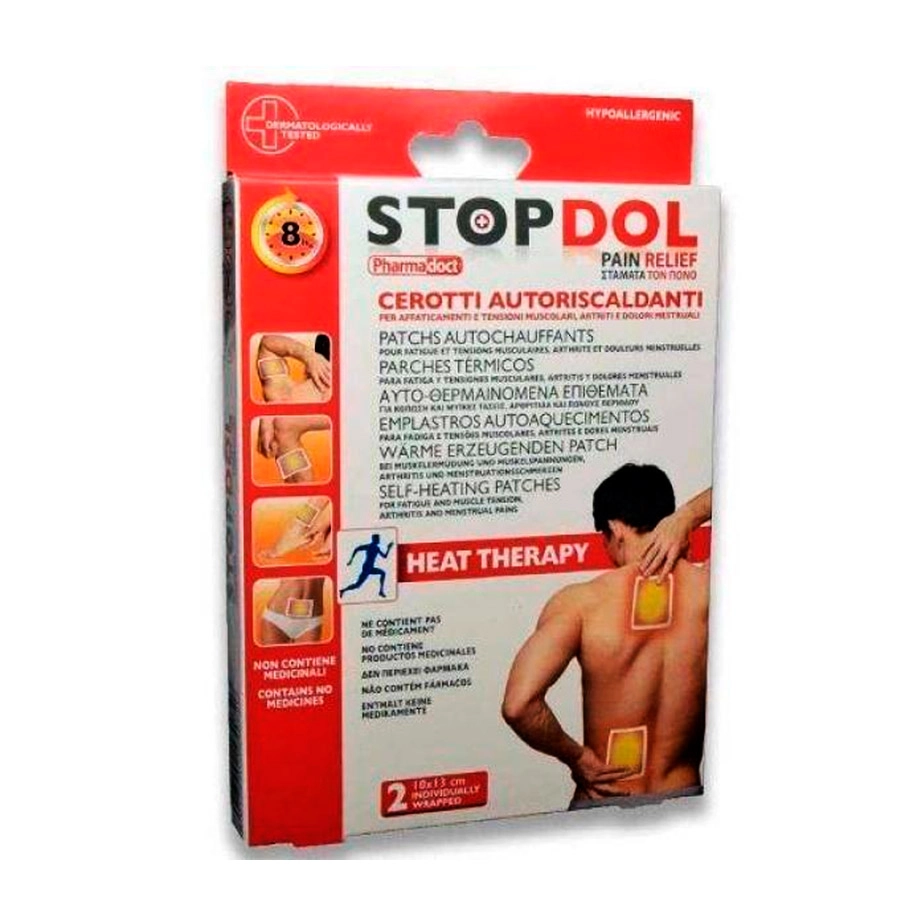 PARCHE CALOR STOPDOL PHARMADOC 10X13CM 2 UNIDADES