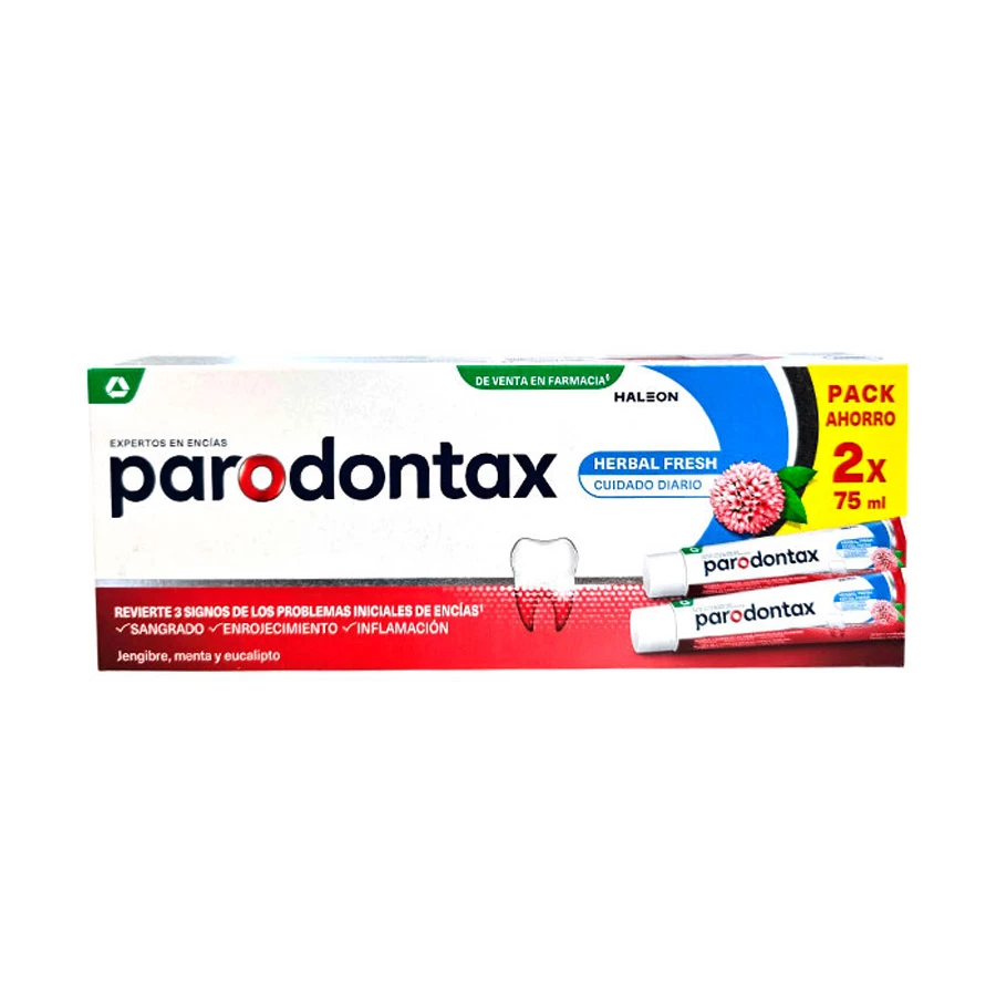 PARODONTAX HERBAL FRESH  2 UNIDADES 75 ML