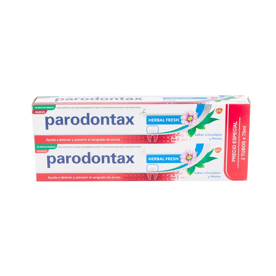 PARODONTAX HERBAL FRESH  2 UNIDADES 75 ML