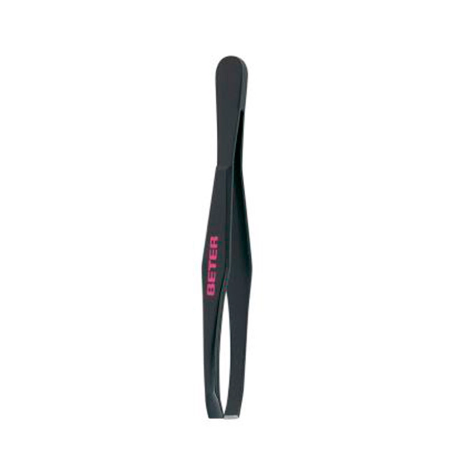 PINZA DE DEPILAR PUNTA RECTA PAVONADA BETER