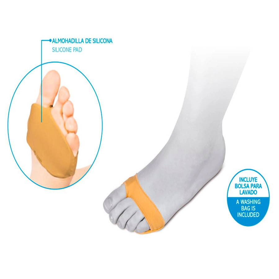 PROTECTOR PLANTAR CON ALMOHADILLA COMFORSIL SILICONA 2 UNIDADES TALLA S CC256S