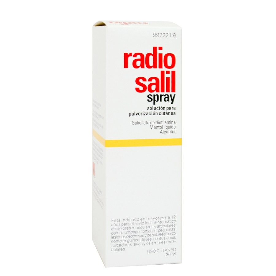 RADIO SALIL AEROSOL CUTANEO EN SOLUCION 1 ENVASE 130 ML