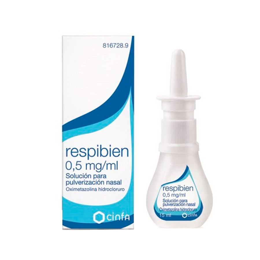 RESPIBIEN 0,5 MG/ML SOLUCION PARA PULVERIZACION NASAL 1 FRASCO 15 ML