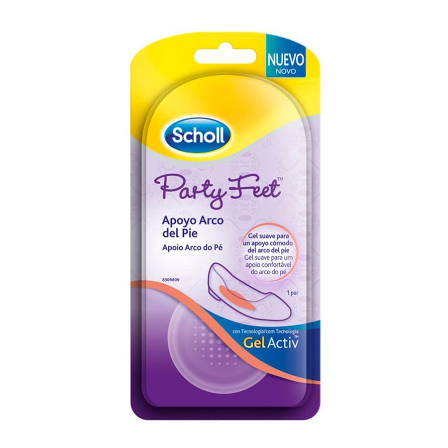 SCHOLL PARTY FEET APOYO ARCO DEL PIE CON TECNOLOGIA GELACTIV 1 PAR
