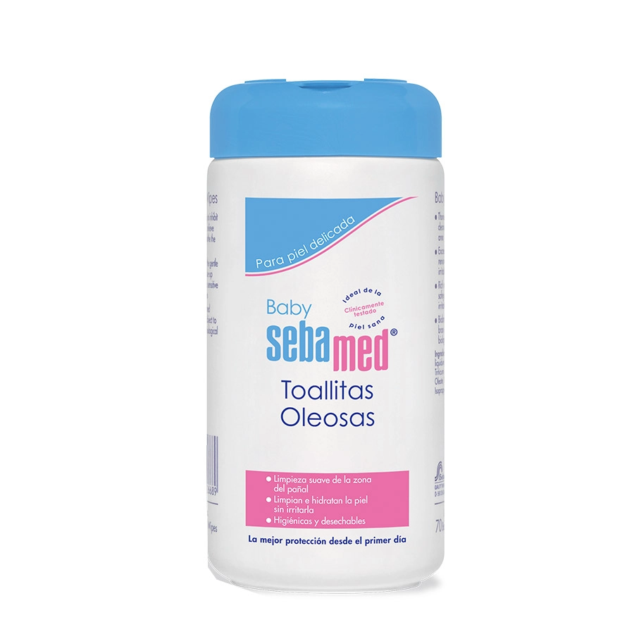 SEBAMED BABY TOALLITAS OLEOSAS 70 UNIDAD