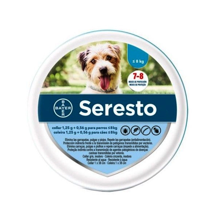 SERESTO 1,25/0,56 G 1 COLLAR PARA PERROS HASTA 8 KG 38 CM