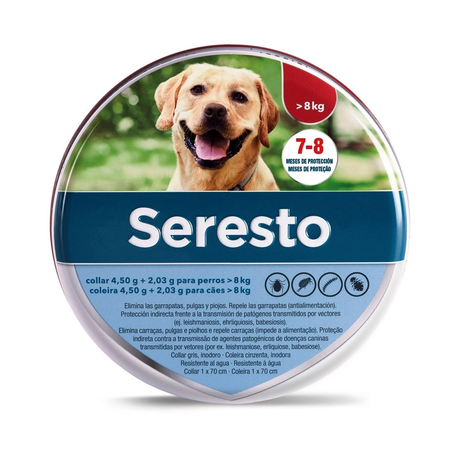 SERESTO 4,5/2,03 G 1 COLLAR PARA PERROS > 8 KG 70 CM