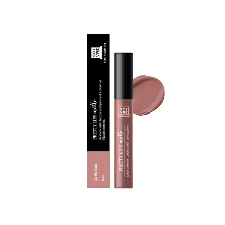 SOIVRE COSMETICS LIP FIX MATTE BEAUTYCOLLECTION  1 ENVASE 5 ML NUDE