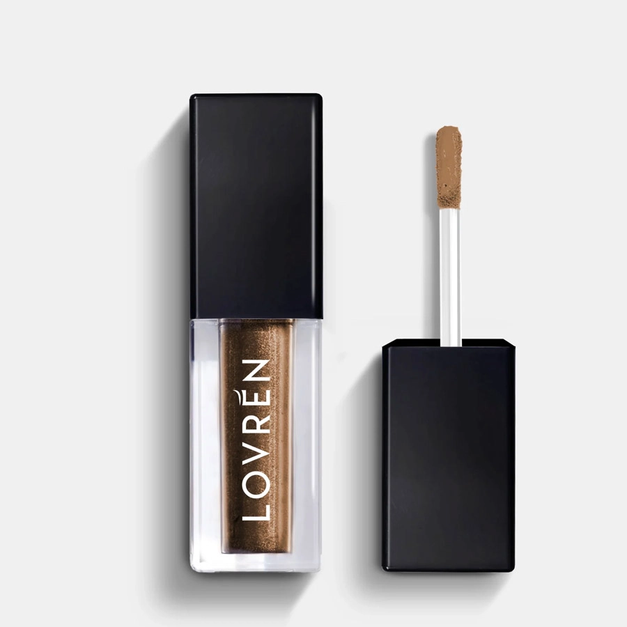 SOMBRA DE OJOS LIQUIDA LONG LASTING COLOR SATIN GREY LOVREN 3ML
