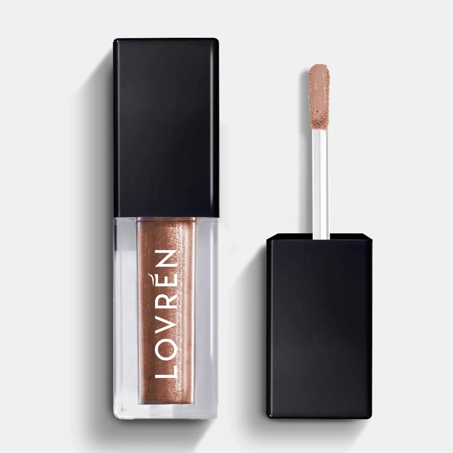SOMBRA DE OJOS LIQUIDA LONG LASTING COLOR SHINY BRONZE LOVREN 3ML