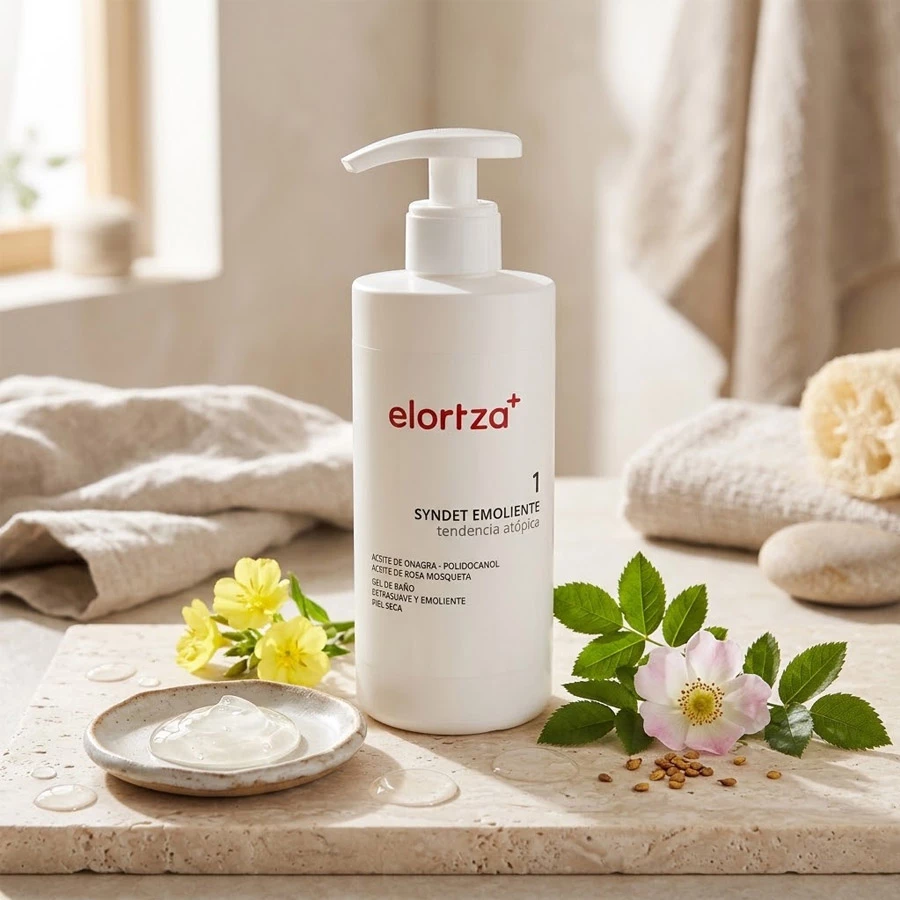 VENTA SYNDET EMOLIENTE JABON BAÑO DERMATITIS ATOPICA ELORTZA BOTIKA 400ML