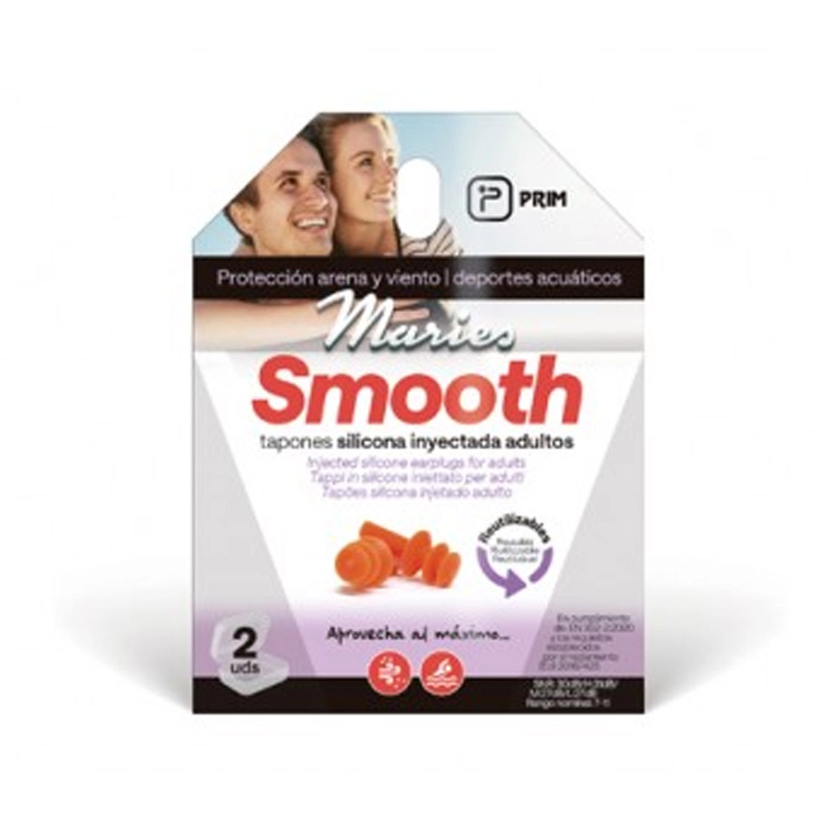 TAPONES OIDOS SILICONA MARIES SMOOTH 2 UNIDADES ADULTOS