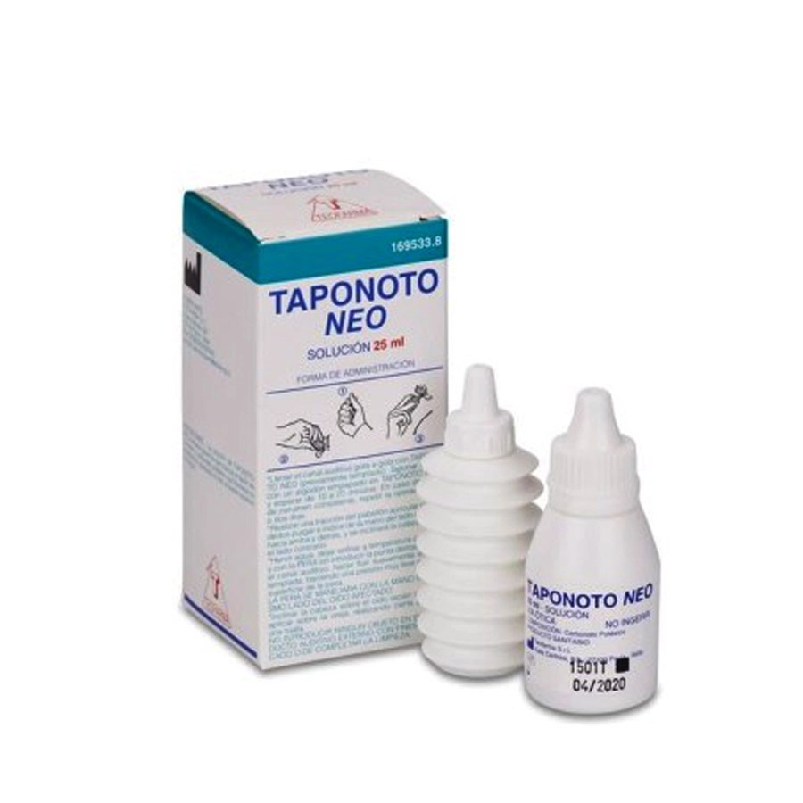 TAPONOTO NEO SOLUCION LIMPIEZA OIDOS  1 VIAL GOTERO 25 ML Y PERA