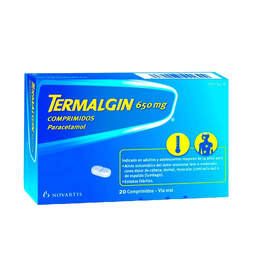 TERMALGIN 650 MG 20 COMPRIMIDOS