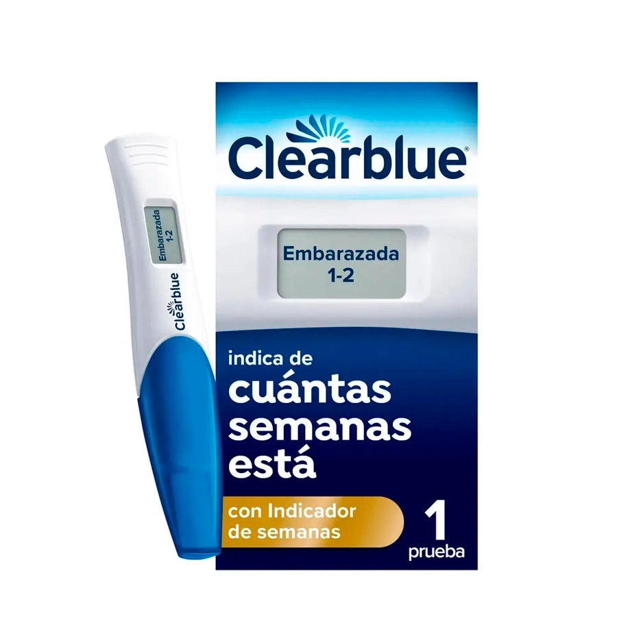 TEST DE EMBARAZO DIGITAL CON INDICADOR DE SEMANAS CLEARBLUE 1 UNIDAD
