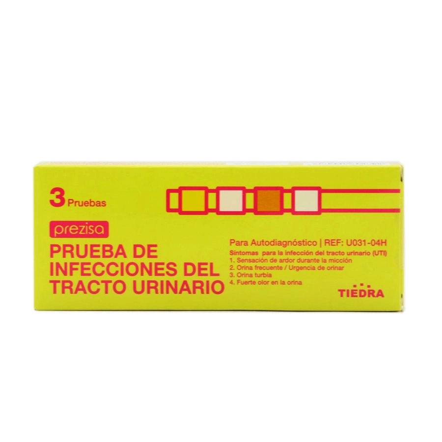 TEST DETECCION DE INFECCION URINARIA PREZISA 3 UNIDADES