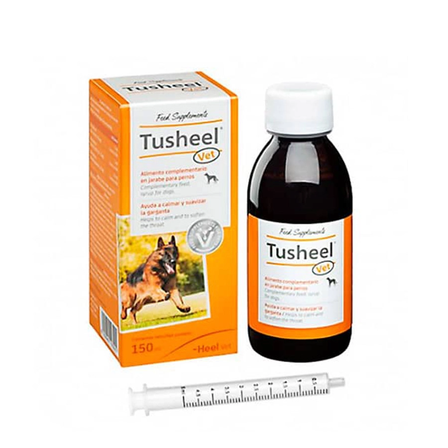 TUSHEEL CALMA Y SUAVIZA LA GARGANTA PARA PERROS 150ML HEEL