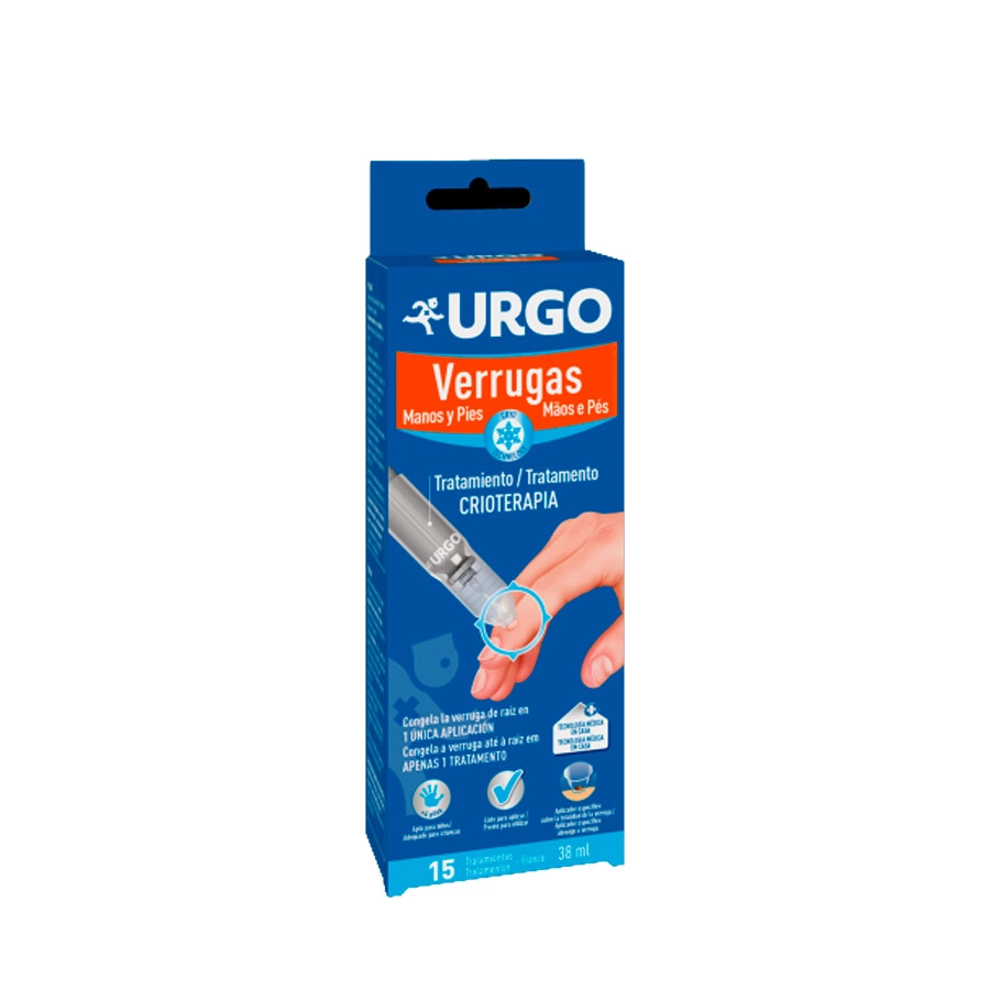 URGO VERRUGAS MANOS Y PIES ANTIVERRUGAS 1 ENVASE 38 ML