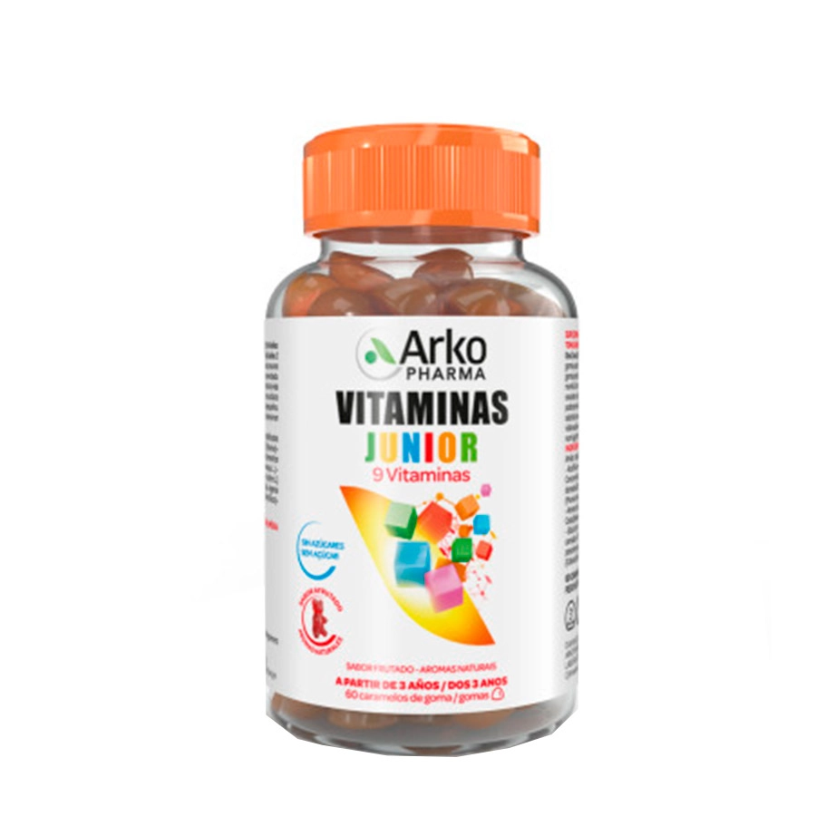 MULTIVITAMINICO JUNIOR 60 CARAMELOS DE GOMA SABOR AFRUTADO ARKOVITAL